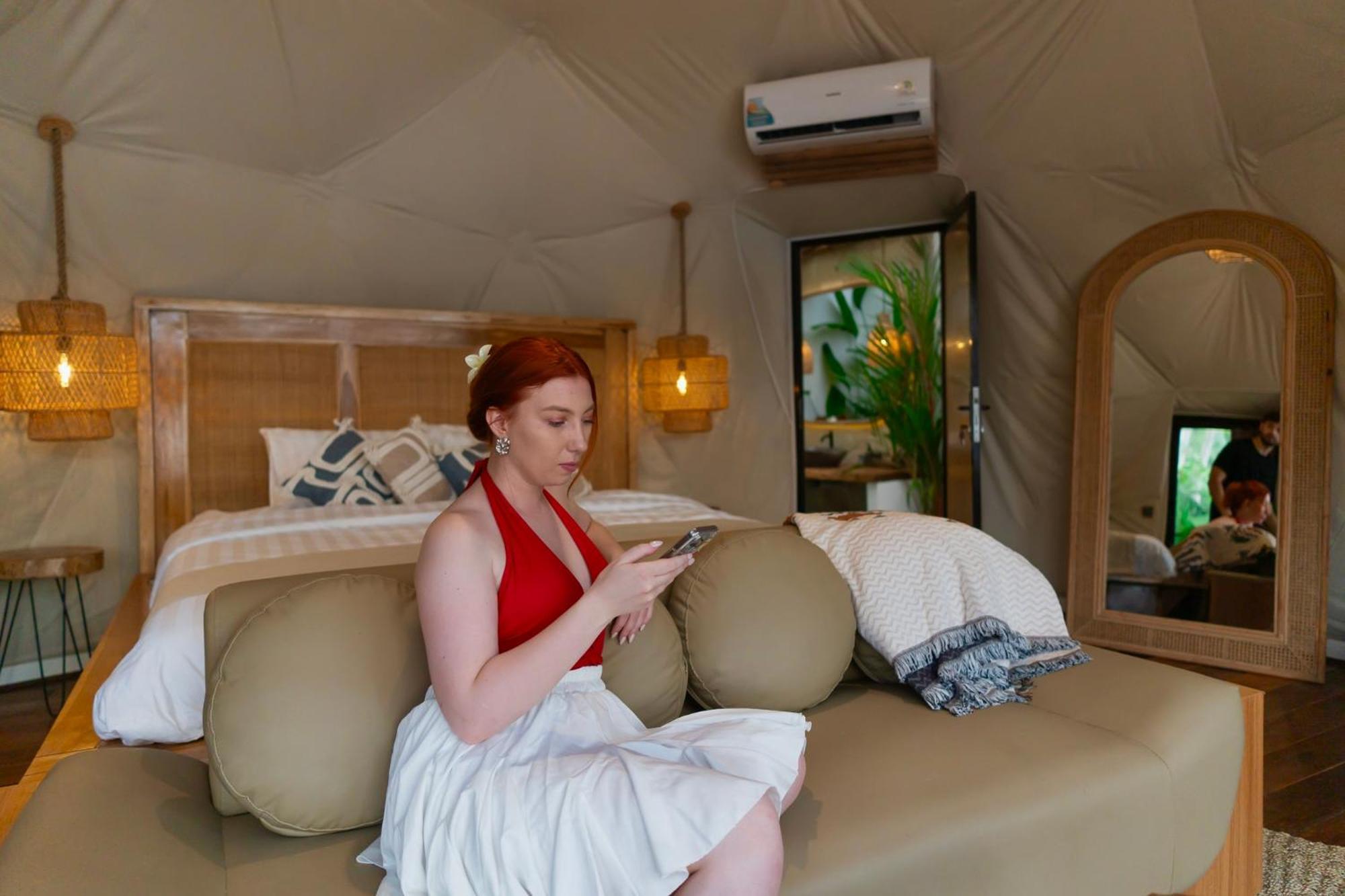 Beachfront Luxury Dome Villas - Gamat Bay Resort Nusa Penida Luaran gambar
