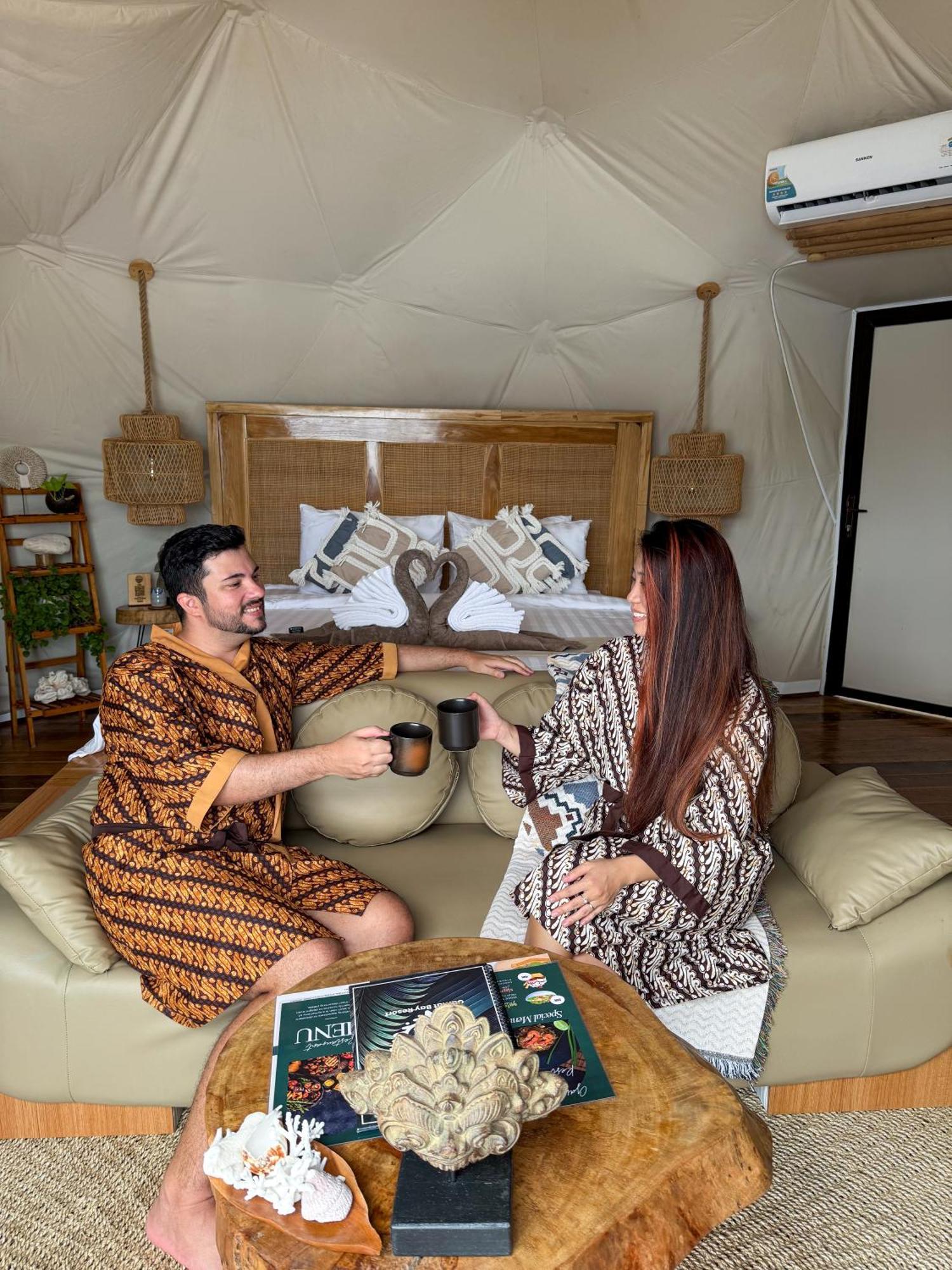 Beachfront Luxury Dome Villas - Gamat Bay Resort Nusa Penida Luaran gambar